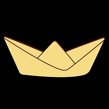 Imagen de la obra Traditional Origami Boat de Patternsonly