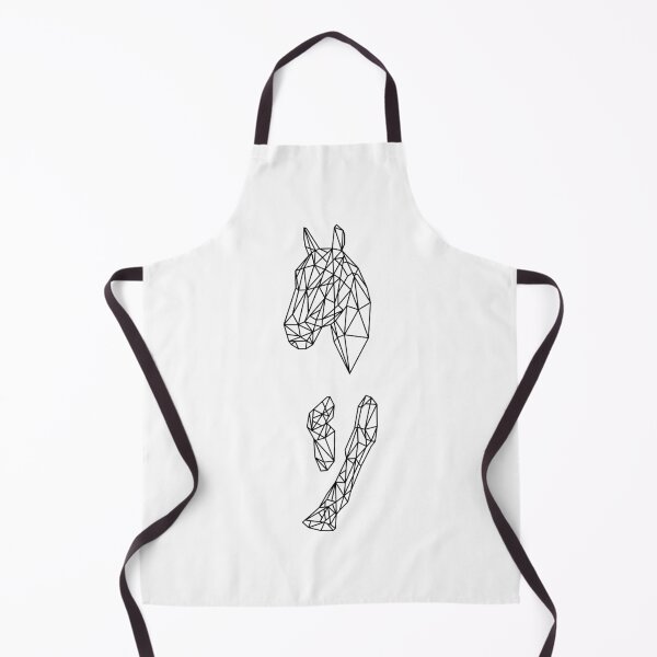 Item preview, Black Geometric Horse designed and sold by 5thSeason.