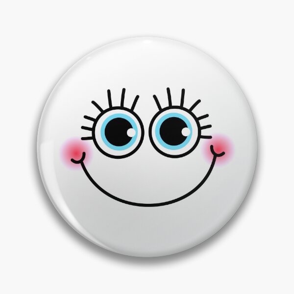 Item preview, Cute Blushy Smile Cartoon Facial Expression  designed and sold by AmazingViews.