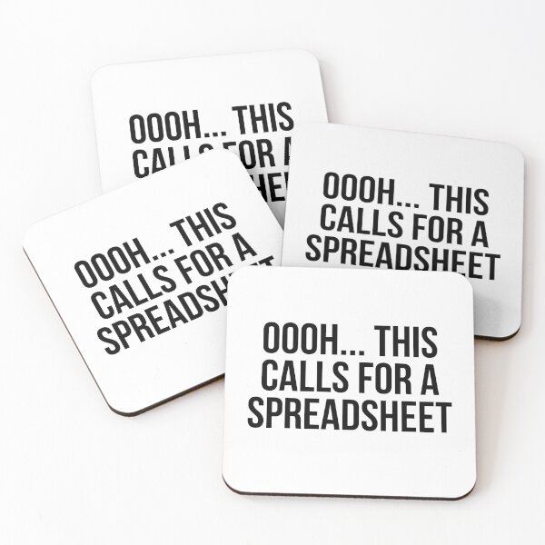 Item preview, Oooh... This Calls for a Spreadsheet, CPA designed and sold by Everythingafter.