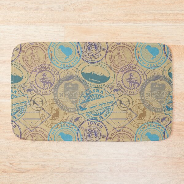 Item preview, Passport travel stamps  designed and sold by studio838.