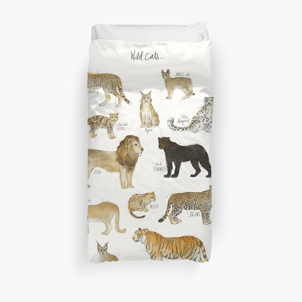 Wild Cats Duvet Cover