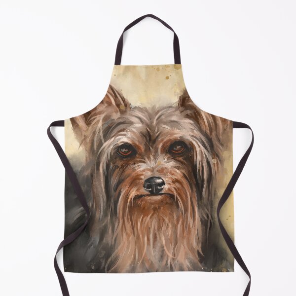Item preview, Painting of a Yorkshire Terrier with an Impressive Beard designed and sold by ibadishi.