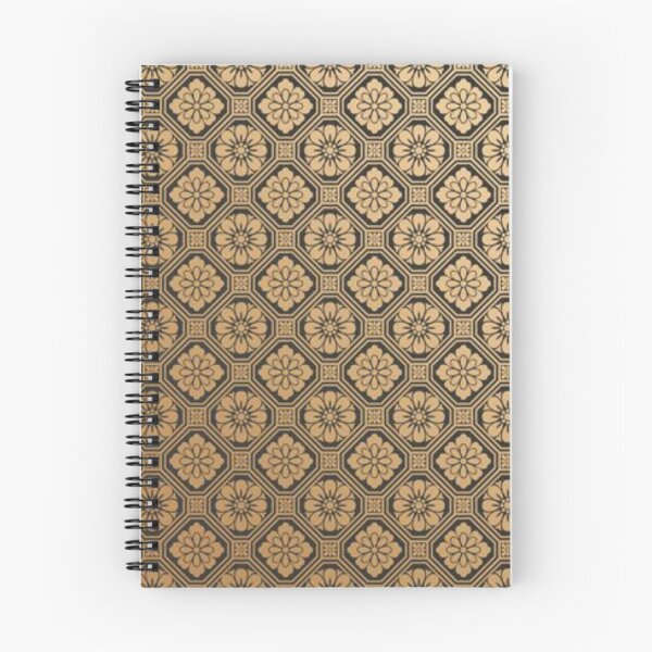 Item preview, Gold flower wallpaper pattern designed and sold by astrunb5.