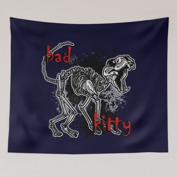 Item preview, Skelly Cat: Bad Kitty designed and sold by iduzarts.