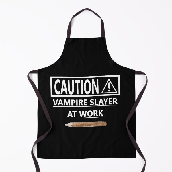 Item preview, CAUTION VAMPIRE SLAYER designed and sold by onemoormove.
