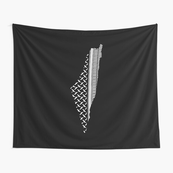 Palestinian keffiyeh map pattern Wall Tapestry by Mo5tar