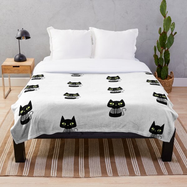 Item preview, Disfraz de esqueleto de gato negro para Halloween designed and sold by Scarlet Sung.