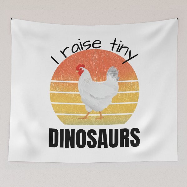Item preview, i raise tiny dinosaurs funny chicken designed and sold by OneTimeEngineer.