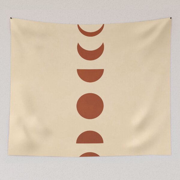 Item preview, Lunar Eclipse, Boho, Bohemian, Moon Phase, Scandi designed and sold by technicolorable_art.