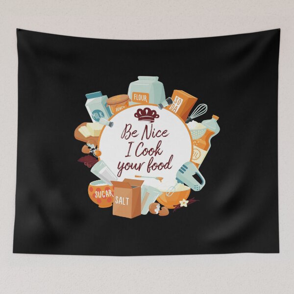 Item preview, Sous Chef Gift Funny Food humor Be Nice I Cook your Food Fun designed and sold by Life Shop.