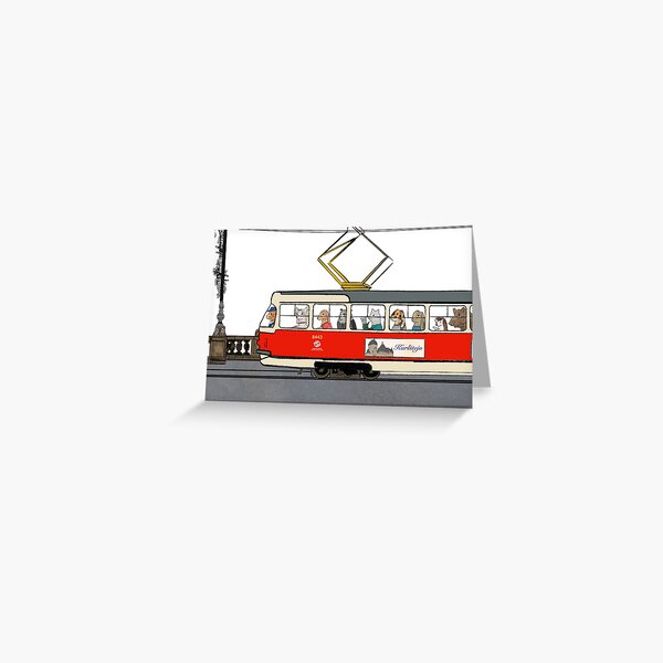Item preview, Animals on a Prague Tram designed and sold by RabbitGuides.
