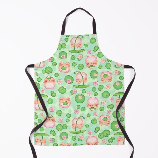 Item preview, Gem froggy | Pink Frogs with green lily pads designed and sold by yvesaffection.