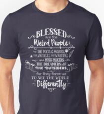 Blessed are the weird people Unisex T-Shirt