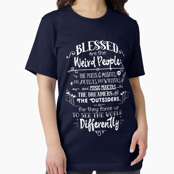 Item preview, Blessed are the weird people designed and sold by t-shatsuclub.