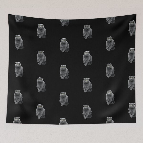 Item preview, gray cat gift kids designed and sold by TravelTemple.