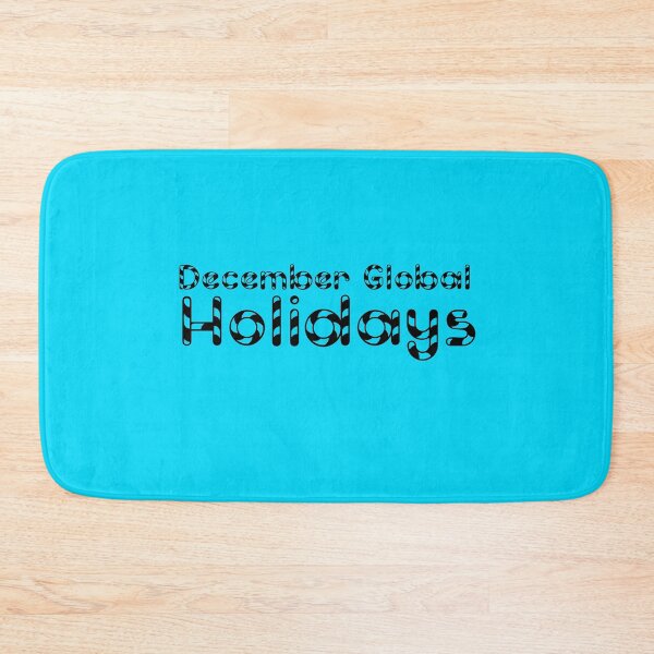 Item preview, December Global Holidays Blue designed and sold by DamaliePierre.