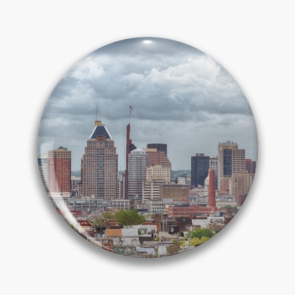 Item preview, Baltimore cityscape skyline buildings designed and sold by Dave Fine.