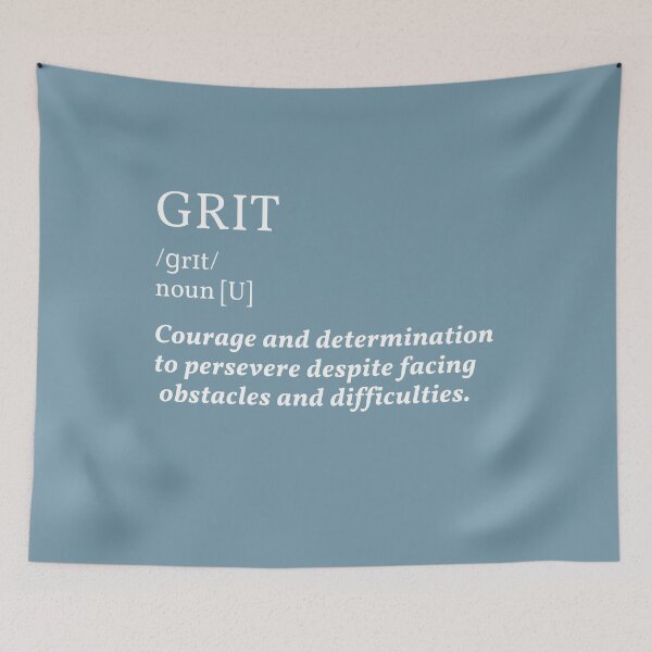 Item preview, Grit Definition - Powerful motivational design designed and sold by Theleochick.