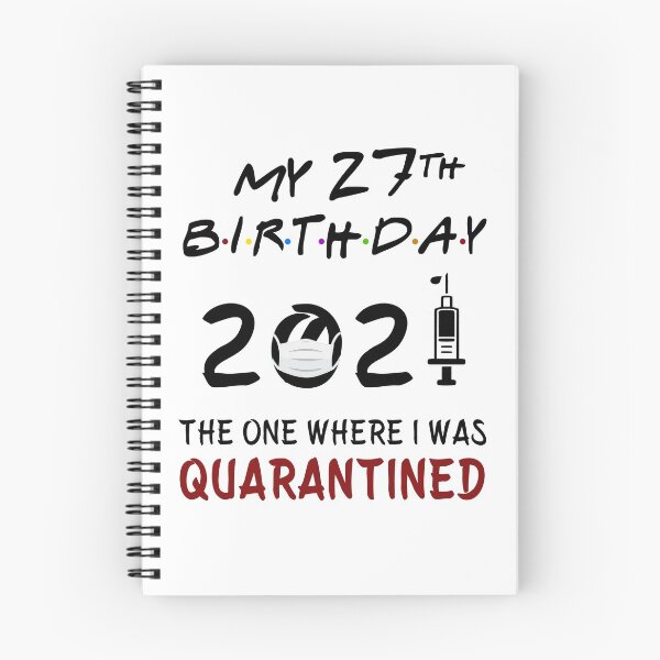 Item preview, My 27th Birthday 2021 The One Where I was Quarantined gifts designed and sold by AnimaLovers.