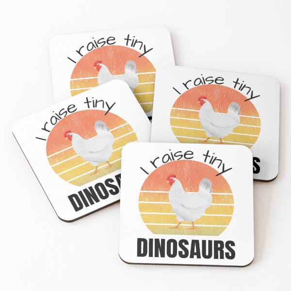 Item preview, i raise tiny dinosaurs funny chicken designed and sold by OneTimeEngineer.