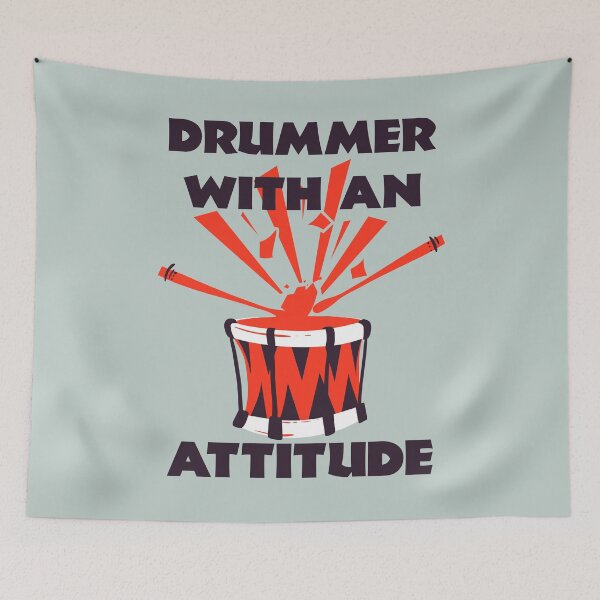 Item preview, Drummer With an Attitude designed and sold by MyDesignCrate.