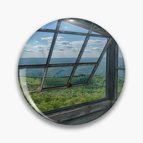 Item preview, Fire watch tower over beautiful landscape designed and sold by Dave Fine.