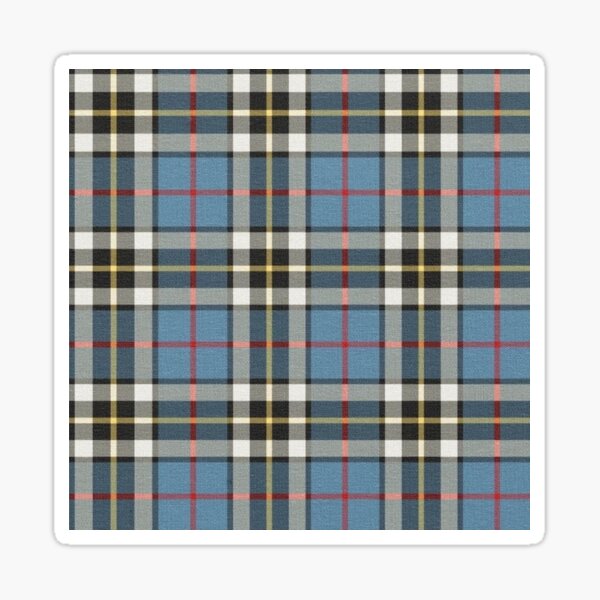 Thomson Blue Original Scotland Scottish Tartan Sticker