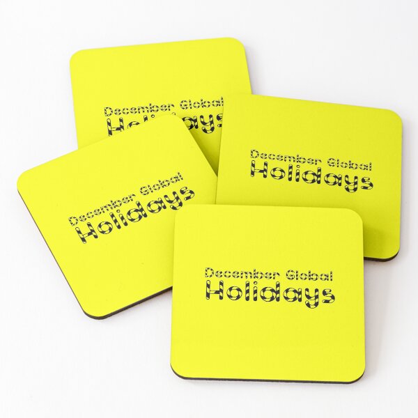 Item preview, December Global Holidays Yellow designed and sold by DamaliePierre.