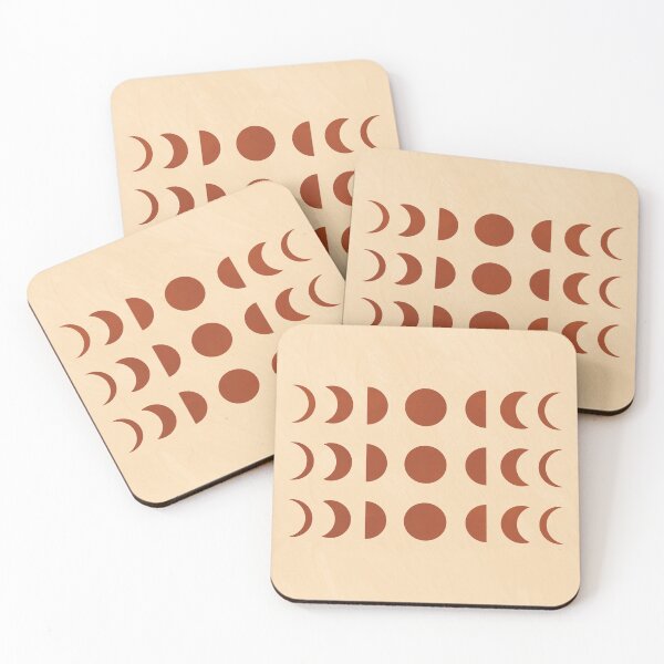 Item preview, Fase lunar, minimalista, moderno, mediados de siglo, neutral designed and sold by technicolorable_art.