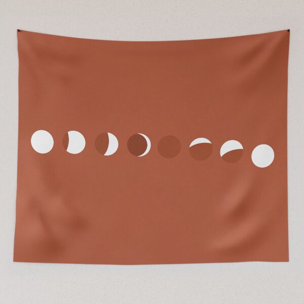 Item preview, Moon Phase, Wall Decor Print, Moon Art, Scandi, Boho designed and sold by technicolorable_art.