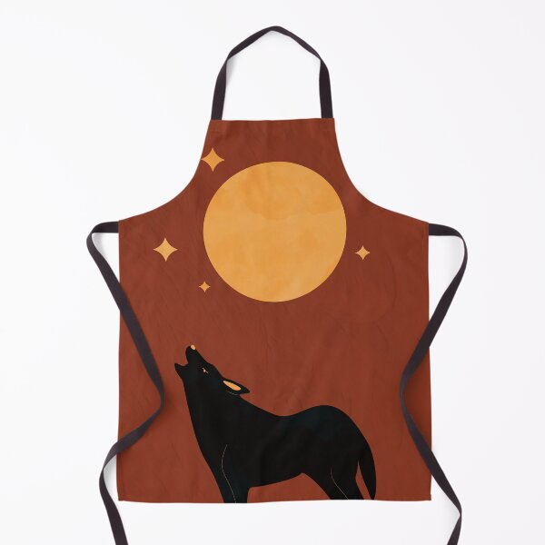 Item preview, Impresión de luna, lobo, arte de la pared, boho, minimalista designed and sold by technicolorable_art.