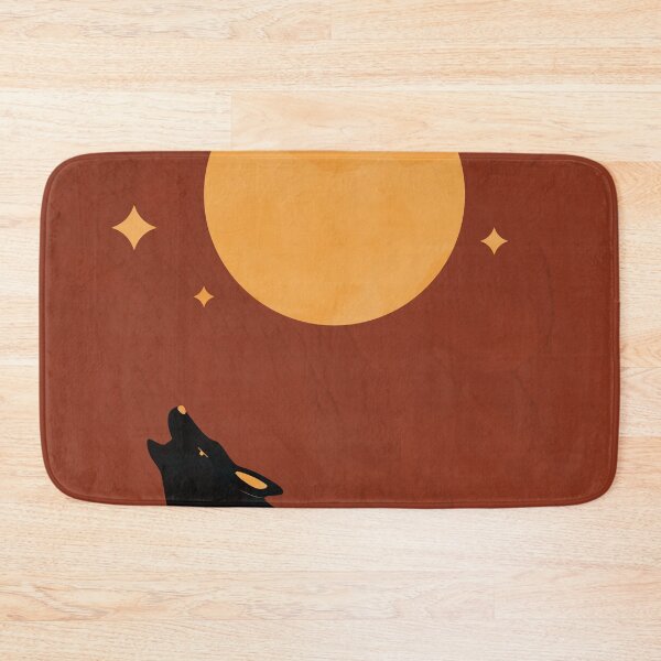 Item preview, Moon Print, Wolf, Wall Art, Boho, Minimalist designed and sold by technicolorable_art.