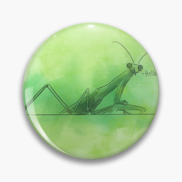 Item preview, Friendly Praying Mantis  designed and sold by JustJustDesigns.