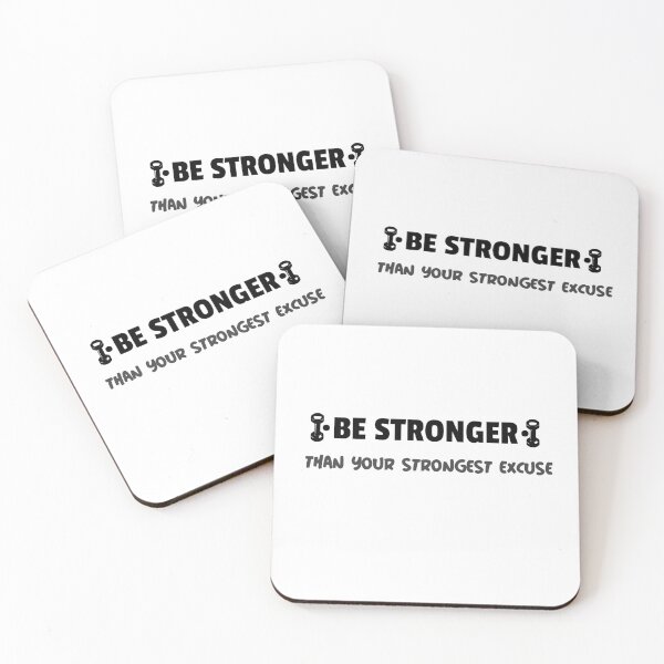 Item preview, Be Stronger Than Your Strongest Excuse! designed and sold by AllGoodViBesCo.