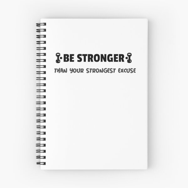 Item preview, Be Stronger Than Your Strongest Excuse! designed and sold by AllGoodViBesCo.