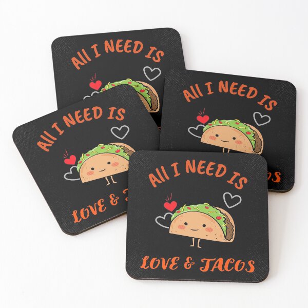 Item preview, All I Need Is love And Tacos designed and sold by PrintexDesigns.