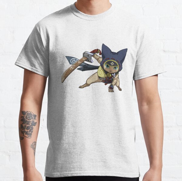Ninja Felyne Monster Hunter Rise Classic T-Shirt