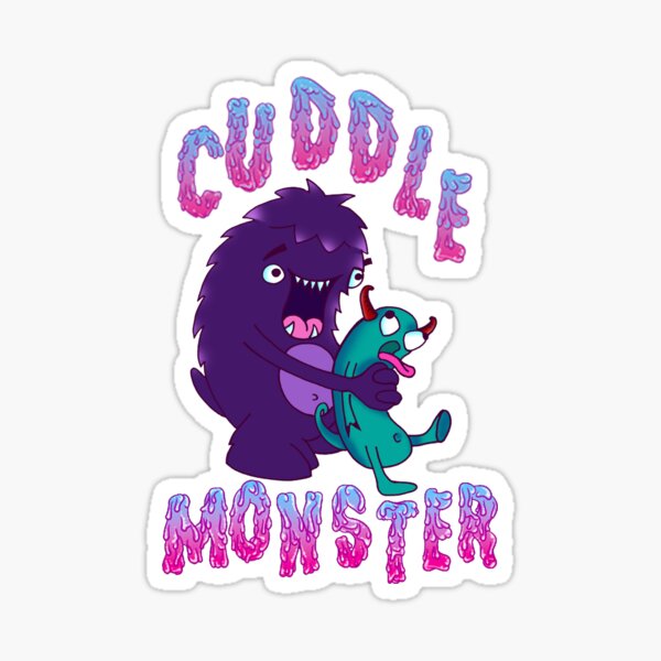 Cuddle Monster Sticker