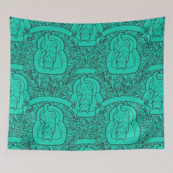 Item preview, Cute Couch Potato Cat Pattern designed and sold by ZaryaKiqo.