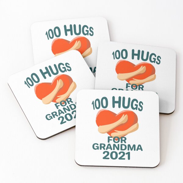 Item preview, 100 hugs for grandma 2021 designed and sold by aktiveaddict.