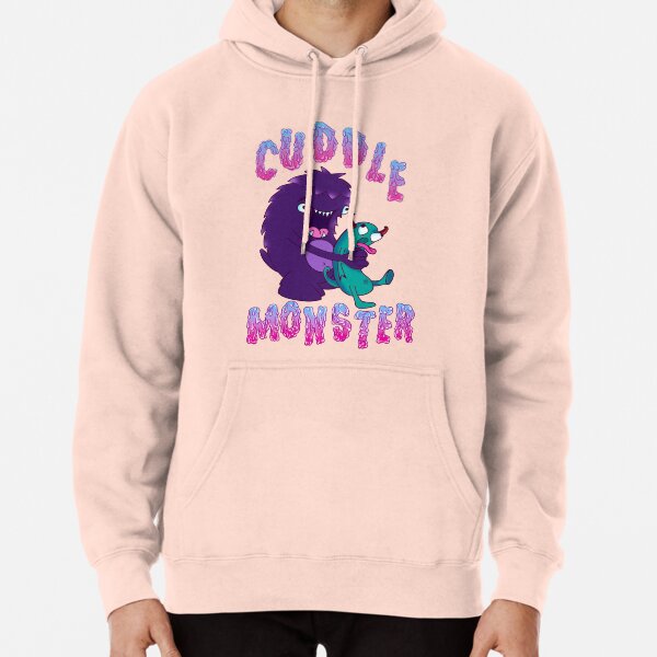 Pink monster hoodie hot sale