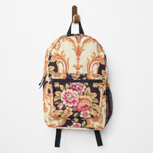 Item preview, Royal orange floral pattern designed and sold by astrunb5.