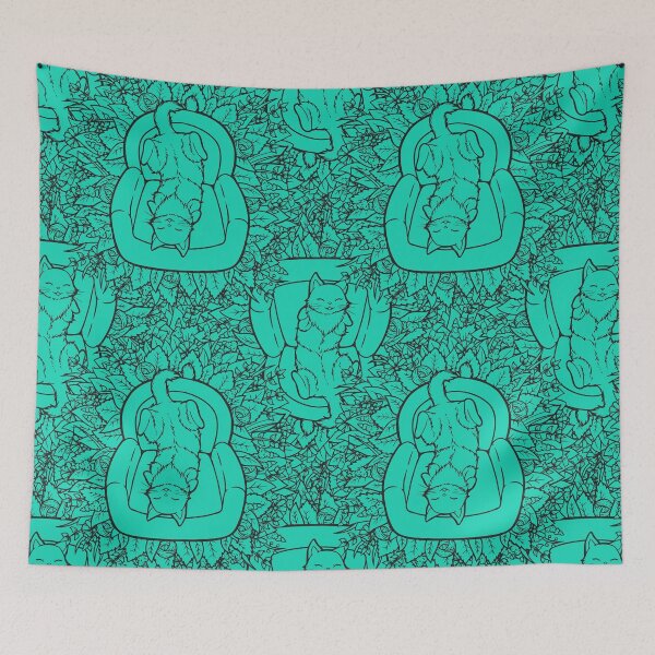 Item preview, Cute Couch Potato Cat Pattern designed and sold by ZaryaKiqo.