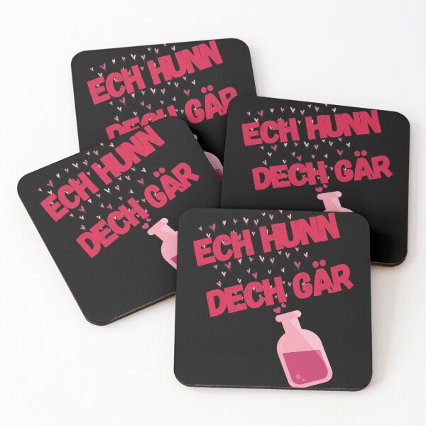 Item preview, Ech hunn dech gär I Love You in Luxembourgish designed and sold by mikoala50.