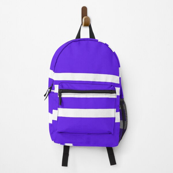 Item preview, Purple and White Horizontal Stripes Pattern designed and sold by QuinnEmory.