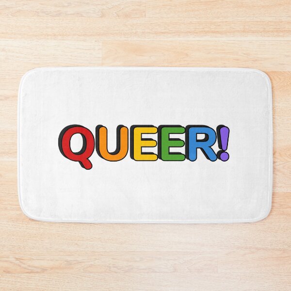Item preview, QUEER rainbow colors designed and sold by Inspirationmotivation.