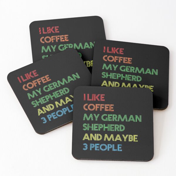 Item preview,  German Shepherd Dog Owner Coffee Lovers Quote Gift Vintage Retro designed and sold by LA diseños.