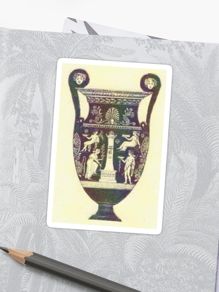 You Ve Urned It Classical Greek Amphora Vase Sticker By