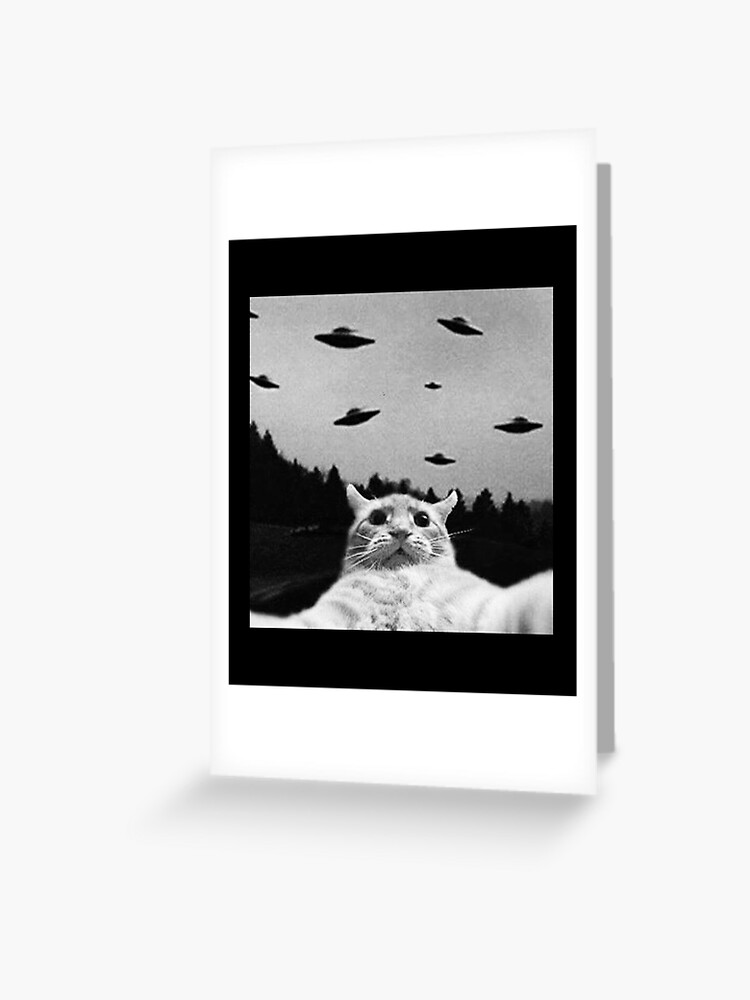 Tarjetas de felicitación for Sale con la obra «gato láser» de CosmicBee